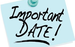 Dates à retenir