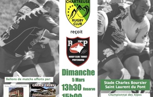 Venez supporter votre équipe ce Dimanche 