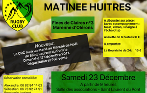 Huîtres du Rugby