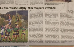 Le CRC reste invaincu - DL du 31/10/18