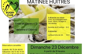 Réservez dès à présent vos huîtres pour Noël !!!!!!