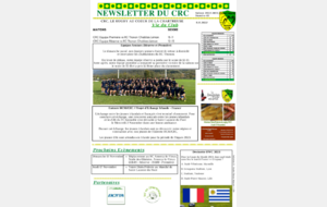 Newsletter du Chartreuse Rugby Club - Numéro 42