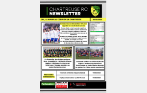 Newsletter du Chartreuse Rugby Club du 01/02/2023