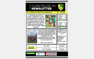 Newsletter du Chartreuse Rugby Club du 15/02/2023