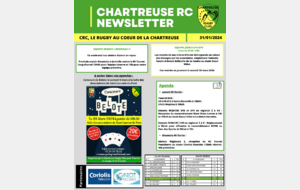 Newsletter du Chartreuse Rugby Club n°22