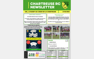Newsletter du Chartreuse Rugby Club n°25