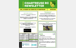 Newsletter du Chartreuse Rugby Club n°27