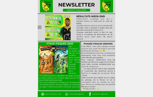 Newsletter du 11/03/2025