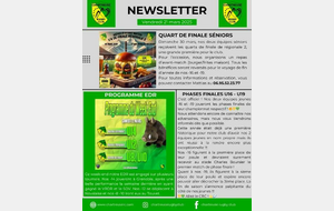 Newsletter 21/03/2025