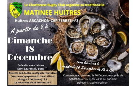 Matinée huîtres