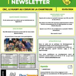 Newsletter du Chartreuse Rugby Club n°35